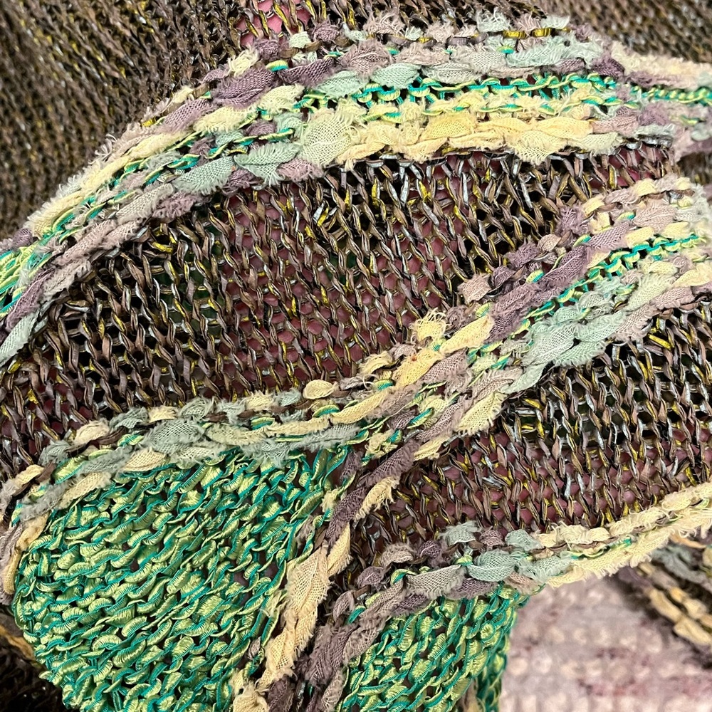 Masaki Kyoko Japanese Handwoven sweater - Picture 9 of 10